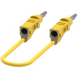 Electro PJP 2110-CD1-50J měřicí kabel banánková zástrčka banánková zástrčka 50 cm žlutá 1 ks