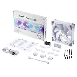 Phanteks D30 PWM Regular Airflow D-RGB PC větrák s krytem bílá (š x v x h) 140 x 30 x 140 mm