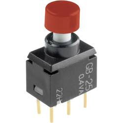 NKK Switches GB25AH tlačítko 28 V DC/AC 0.1 A 2x zap/(zap) bez aretace 1 ks