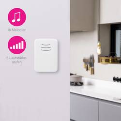 Byron DBY-22311 bezdrátový zvonek kompletní sada