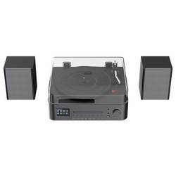 Reflexion tuner DAB+, CD přehrávač, Bluetooth®, černá, hnědá