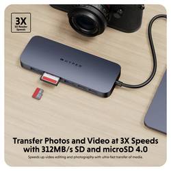 HYPER USB-C® dokovací stanice HyperDrive EcoSmart Gen.2 Hub Vhodné pro značky (dokovací stanice pro notebook): univerzální napájení USB-C®
