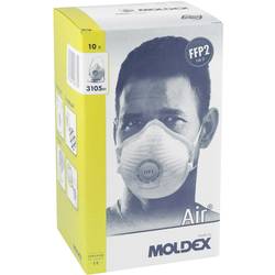Moldex Air 310501 respirátor proti jemnému prachu, s ventilem FFP2 D 10 ks EN 149:2001, EN 149:2009 DIN 149:2001, DIN 149:2009