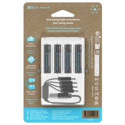 Paleblue akumulátor AAA Li-Ion 600 1.5 V 4 ks