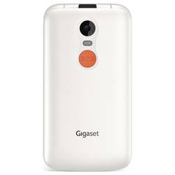 Gigaset GL595 mobilní telefon tlačítko SOS, chráněný proti stříkající vodě, s ochranou před prachem bílá