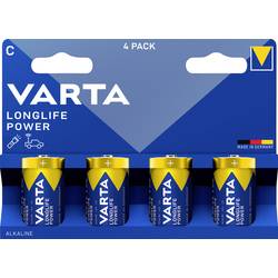 Varta VARTA Longlife Power C Blister 4 baterie malé mono C alkalicko-manganová 1.5 V 4 ks