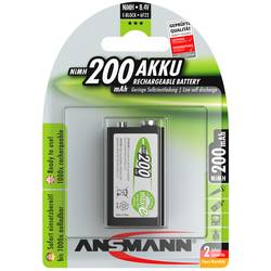 Ansmann maxE 6LR61 akumulátor 9 V Ni-MH 200 mAh 8.4 V 1 ks