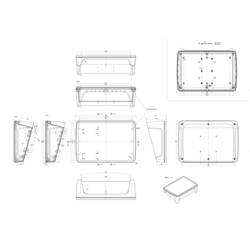 Bopla BoPad BOP 10.1 P-9005-SET pultové pouzdro (d x š x v) 285 x 198 x 92.90 mm ABS černá (RAL 9005) 1 ks