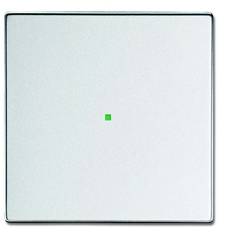 Busch-Jaeger 1násobné kryt Carat, free@home, Future Linear bílá hliníková (RAL 9006) , hliník 2CKA006220A0033 1 ks