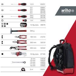 Wiha 45529 Batoh s nářadím, 41dílná, (d x š x v) 385 x 260 x 530 mm