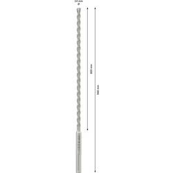 Bosch Accessories 2608707036 2608707036 wolfram-karbid příklepový vrták 14 mm Celková délka 940 mm SDS max 1 ks