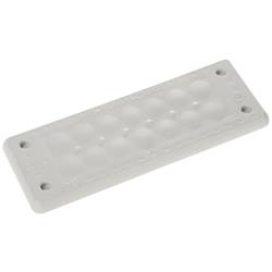 Trelleborg MH-24 F 20-1 LIGHT GREY UL94 V-0 IP65 | TPE | Screw Průchodková deska TPE, šedá, 1 ks