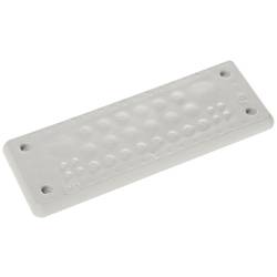 Trelleborg MH-24 F 30-2 LIGHT GREY UL94 V-0 IP65 | TPE | Screw Průchodková deska TPE, šedá, 1 ks