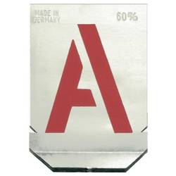 Alarm Werkzeuge 56036886 Šablona písmen