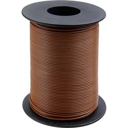 Donau Elektronik 105-8-100 spojovací drát, 1 x 0.20 mm², hnědá, 100 m