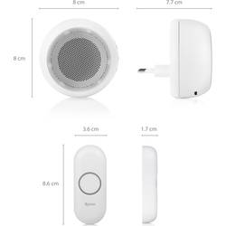 Byron DBY-23512 bezdrátový zvonek kompletní sada