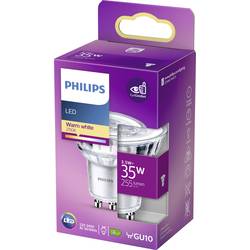 Philips LED 77415800 LED Energetická třída (EEK2021) F (A - G) GU10 žárovka 3.5 W = 35 W teplá bílá (Ø x d) 5 cm x 5.4 cm 1 ks