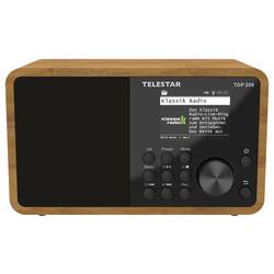 Telestar TOP 200 Holz 5701200 internetové přenosné rádio, internetové, DAB+, FM, Bluetooth, USB, Wi-Fi, AUX, dřevo