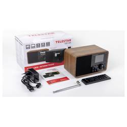 Telestar TOP 200 Holz 5701200 internetové přenosné rádio, internetové, DAB+, FM, Bluetooth, USB, Wi-Fi, AUX, dřevo