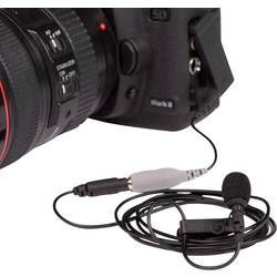 RODE Microphones SmartLav+ nasazovací ruční mikrofon Druh přenosu:kabelový vč. svorky, vč. ochrany proti větru Mikrofon TRRS (konektor jack 3,5 mm) kabelový