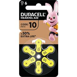 Duracell Baterie do naslouchátek ZA 10 1.45 V 6 ks 100 mAh zinko-vzduchová