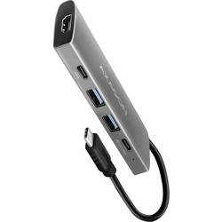 AXAGON neu USB-C® (USB 3.1) Multiport hub černá