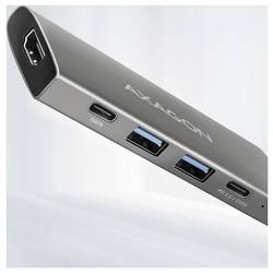 AXAGON neu USB-C® (USB 3.1) Multiport hub černá
