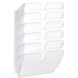 Durable FLEXIPLUS 6 A4 QUER 1700014401 držák prospektů černá, transparentní DIN A4 na šířku Počet přihrádek 6 N/A 1 ks (š x v x h) 340 x 520 x 100 mm