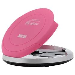 Roxx PCD 501 pink přenosný CD přehrávač Discman CD, CD-R, CD-RW, MP3 růžová, stříbrná