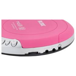Roxx PCD 501 pink přenosný CD přehrávač Discman CD, CD-R, CD-RW, MP3 růžová, stříbrná