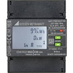 Gossen Metrawatt U2389-V016 U2389-V016 třífázový elektroměr s připojením měniče digitální Úředně schválený: Ano 1 ks