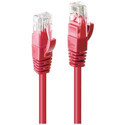 LINDY 48040 RJ45 síťové kabely, propojovací kabely CAT 6 U/UTP 30.00 m červená pozlacené kontakty 1 ks
