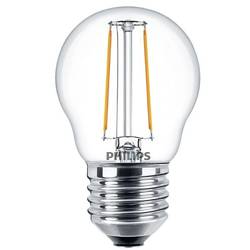 Philips LED 34776200 LED Energetická třída (EEK2021) E (A - G) E27 kapkový tvar 2 W = 25 W teplá bílá (Ø x d) 45 mm x 78 mm 1 ks