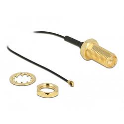 Delock pro Wi-Fi antény kabel [1x Zásuvka RPSMA - 1x IPEX zástrčka] 0.35 m černá