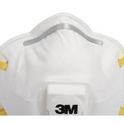 3M 8812 respirátor proti jemnému prachu, s ventilem FFP1 10 ks EN 149:2001 DIN 149:2001