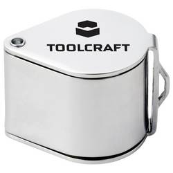 TOOLCRAFT TO-10182537 kapesní lupa zvětšení: 10 x, Velikost objektivu: (Ø) 21 mm