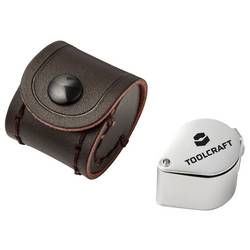 TOOLCRAFT TO-10182537 kapesní lupa zvětšení: 10 x, Velikost objektivu: (Ø) 21 mm