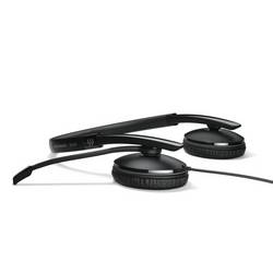EPOS 1000221 Headset otevřená (On Ear) kabelová stereo černá regulace hlasitosti, Vypnutí zvuku mikrofonu telefon