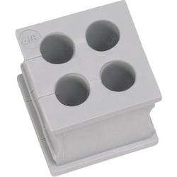 Icotek KT 4/6 s drážkami 6 mm, elastomer, šedá, 1 ks