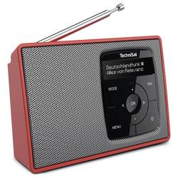 TechniSat DIGITRADIO 2 0003/3910 stolní rádio, DAB+, FM, DAB+, FM, Bluetooth, funkce alarmu, červenostříbrná