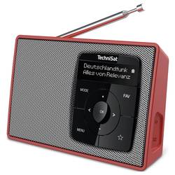 TechniSat DIGITRADIO 2 0003/3910 stolní rádio, DAB+, FM, DAB+, FM, Bluetooth, funkce alarmu, červenostříbrná