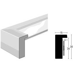 Nielsen Design 1115001 vyměnitelný fotorámeček Formát papíru: 20 x 20 cm bílá