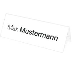 Deflecto 48701 štítek se jménem na stůl Classic Image® (d x š x v) 80 x 210 x 70 mm 12 ks