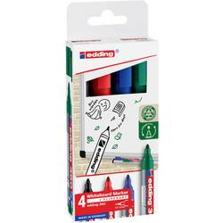 Edding 4-360-4-2 sada popisovačů na bílé tabule černá, modrá, červená, zelená 1 ks