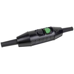 AS Schwabe 45400 mezizásuvka s proudovým chráničem PRCD-K 230 V černá IP55