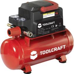 TOOLCRAFT pístový kompresor 6 l 8 bar