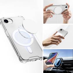 4Smarts Hybrid Case Ibiza Cover Apple iPhone 16e transparentní Kompatibilní s MagSafe 541361