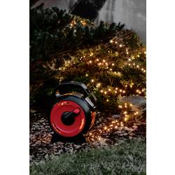 Konstsmide 3843-100 Světelný řetěz venkovní Energetická třída (EEK2021): E (A - G) 230 V Počet žárovek 300 LED teplá bílá Délka světel: 6.58 m s navíječem