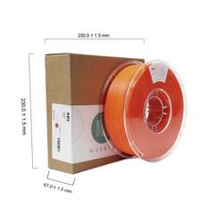 Maertz PMMA-1010-011 PMMA-1010-011 vlákno pro 3D tiskárny ABS plast chemicky odolné 1.75 mm 1000 g oranžová 1 ks