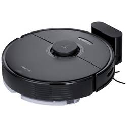 Roborock Q7 Max Vacuum Cleaner Robot na vysávání a vytírání podlahy černá kompatibilní se systémem Amazon Alexa, kompatibilní s Google Home, hlasové pokyny,